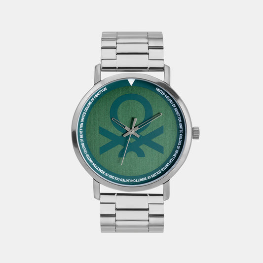 Iconic Green Male 3 Hands Analog Stainless Steel Watch UWUCG1300