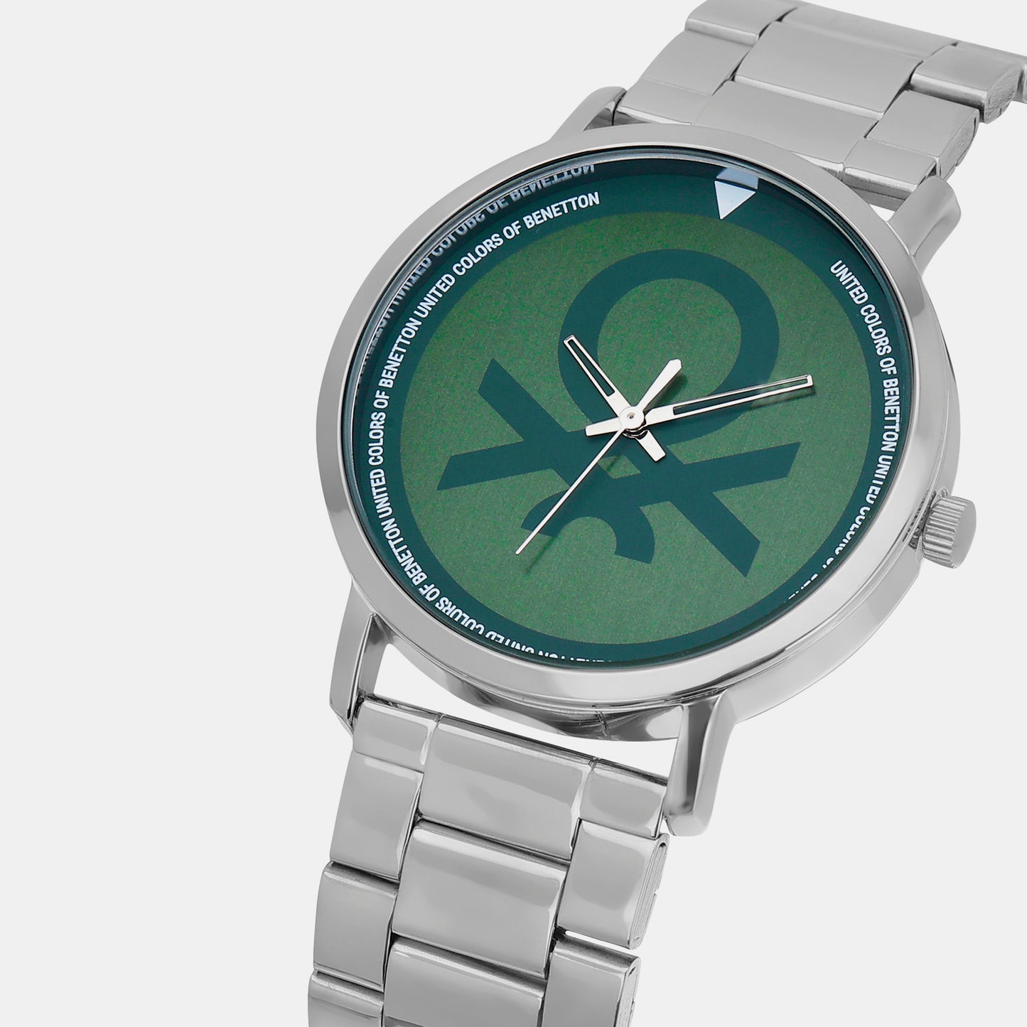 Iconic Green Male 3 Hands Analog Stainless Steel Watch UWUCG1300
