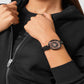 Tiger Luxe Female Black Analog Stainless Steel Watch PSMBA0523