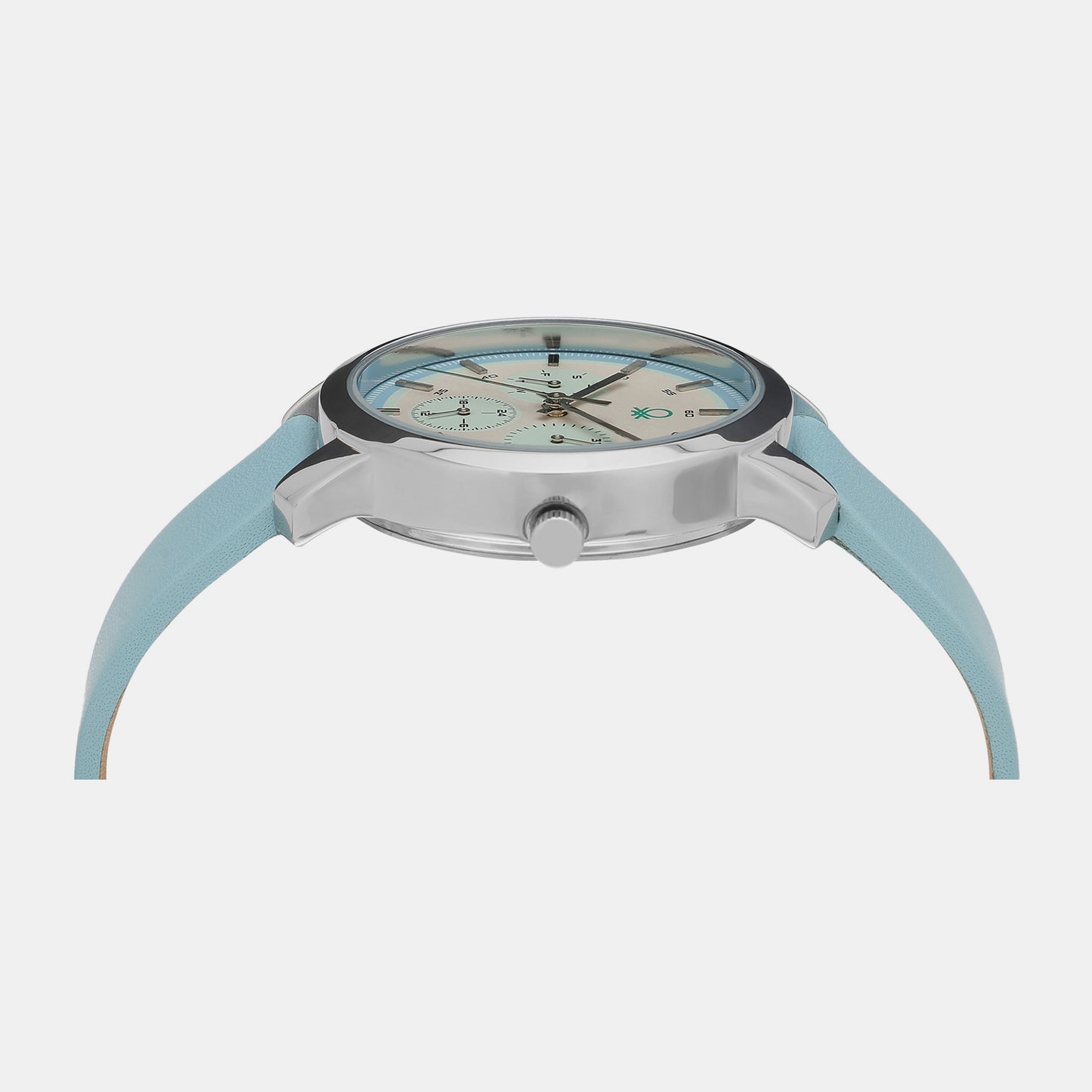 Signature Blue Female Multifunction Analog Leather Watch UWUCL0500