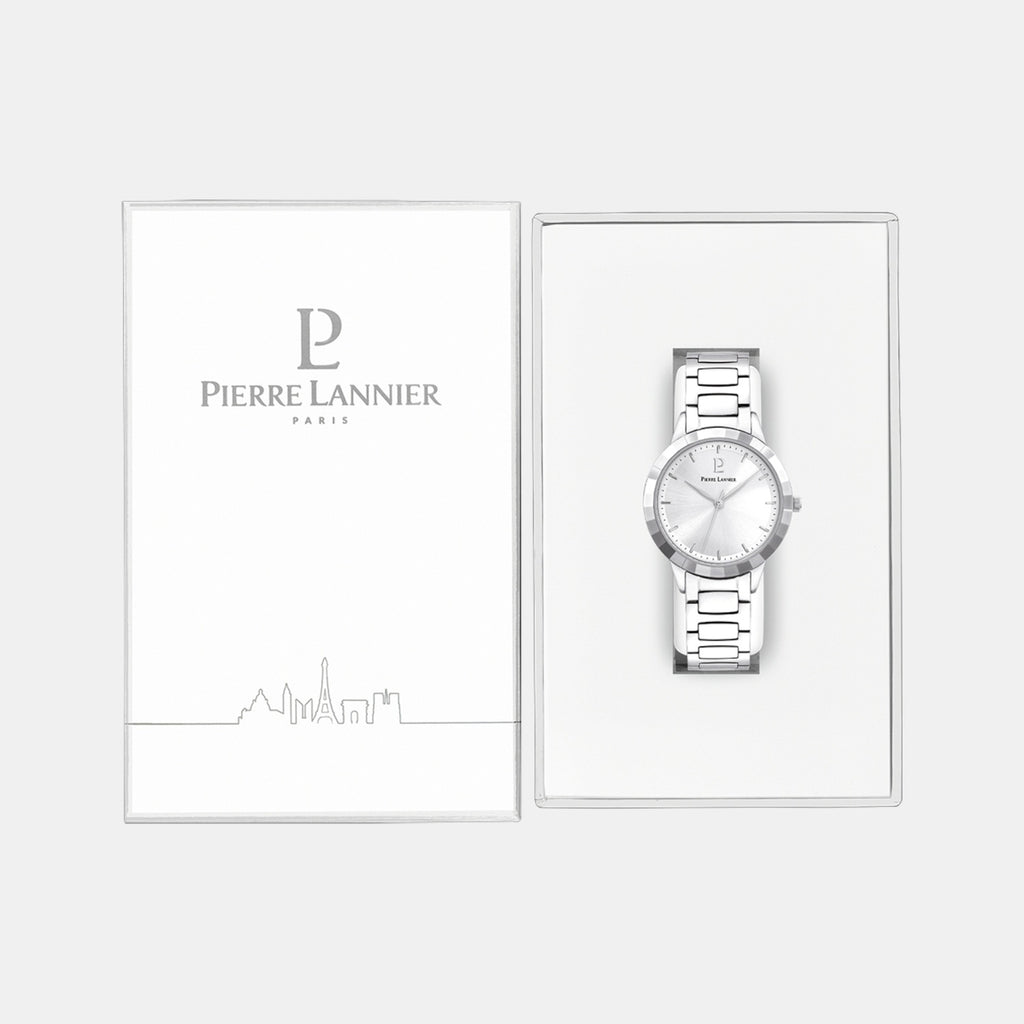 Galiera Women Quartz Silver Dial Analog Stainless Steel Watch 002H621