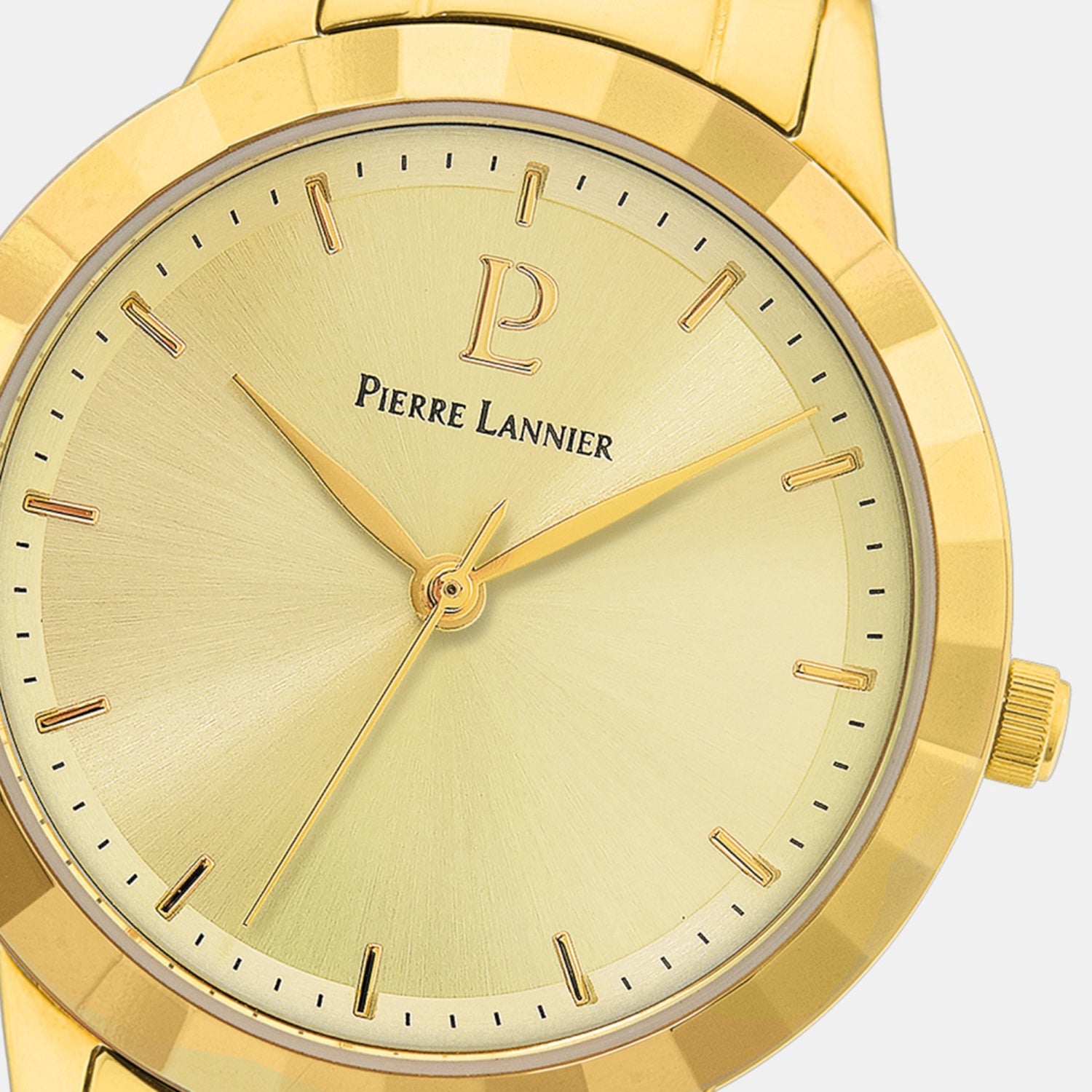 Galiera Women Quartz Gold Dial Analog Stainless Steel Watch 003L542