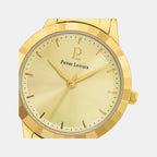 Galiera Women Quartz Gold Dial Analog Stainless Steel Watch 003L542