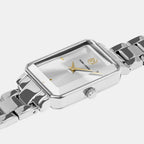 Ariane Women Quartz Silver Dial Analog Stainless Steel Watch 005P621