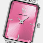 Ariane Women Quartz Pink Dial Analog Stainless Steel Watch 005P651