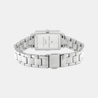 Ariane Women Quartz Rose Dial Analog Stainless Steel Watch 005P651