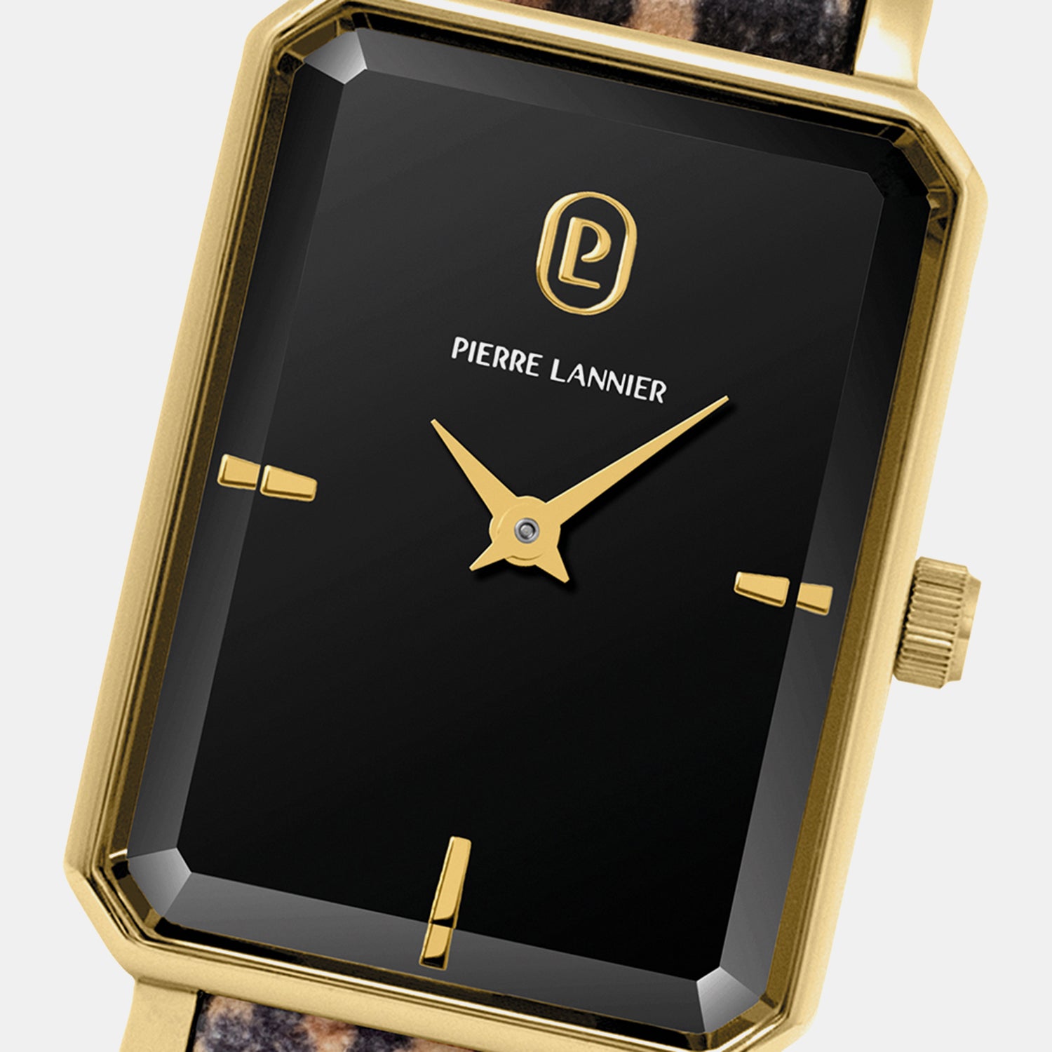 Ariane Women Quartz Black Dial Analog Leather Watch 006L539