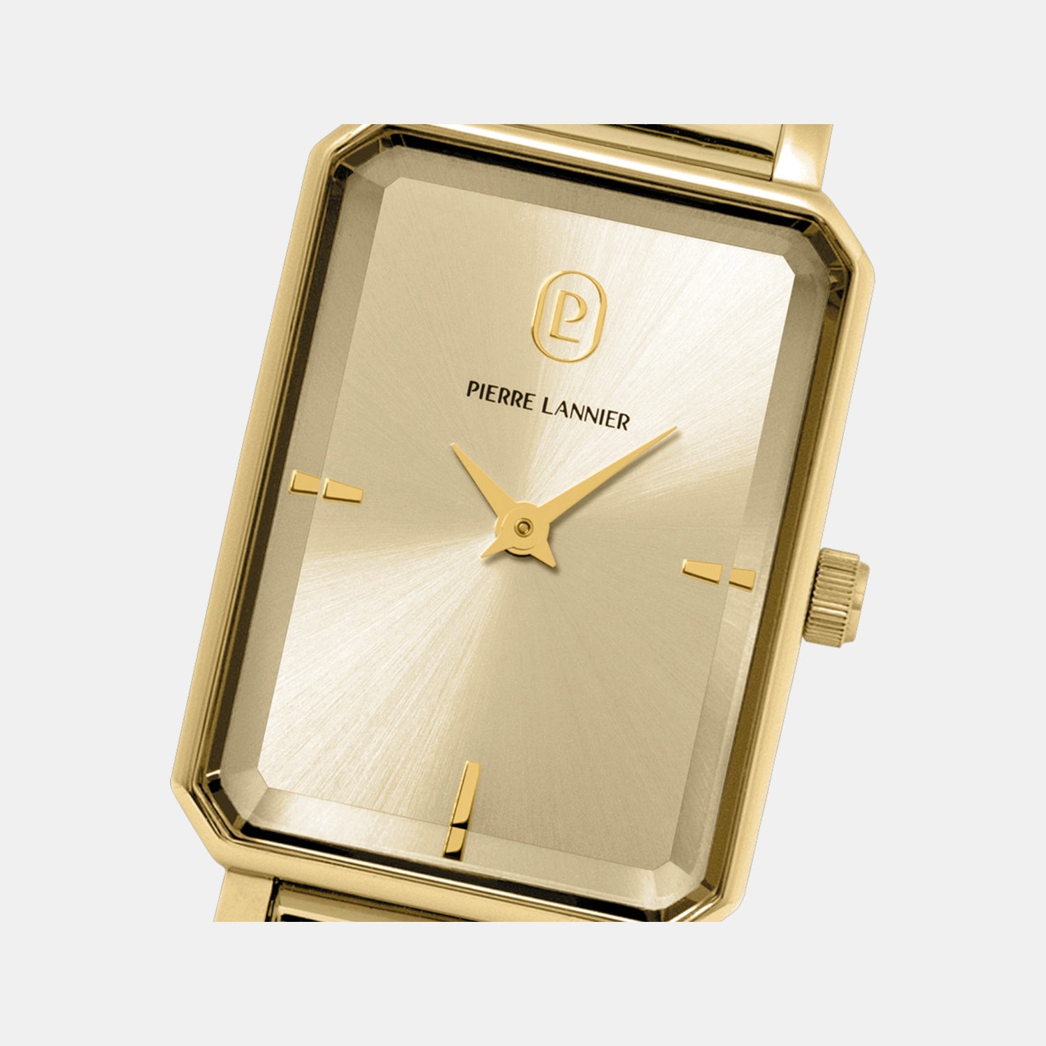 Ariane Women Quartz Gold Dial Analog Mesh Watch 006L542