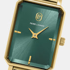 Ariane Women Quartz Green Dial Analog Stainless Steel Watch 006L572