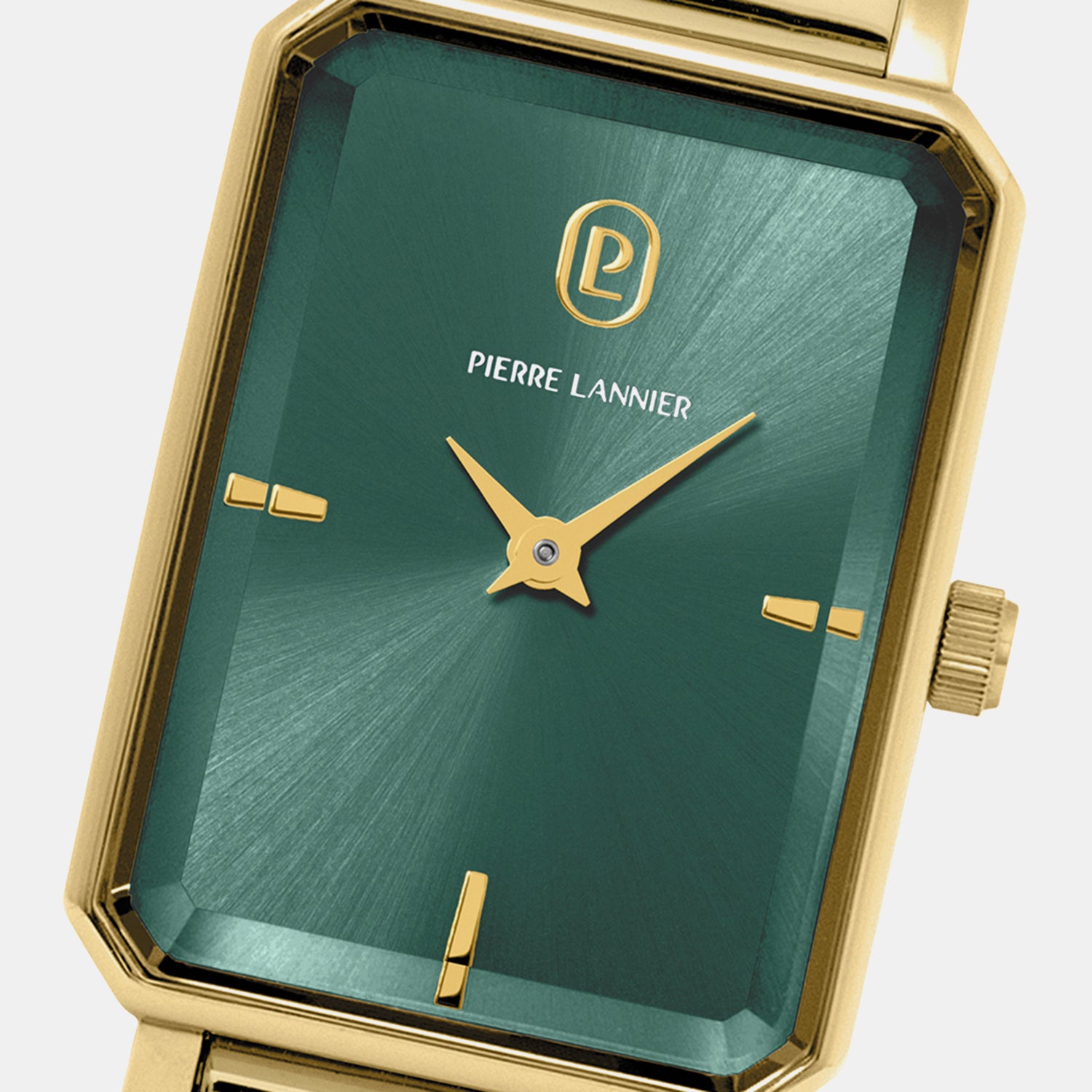 Ariane Women Quartz Green Dial Analog Stainless Steel Watch 006L572