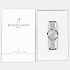 Pierre Lannier Multiples Women Quartz Silver Dial Analog Stainless Steel Watch 009M628-5