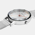 Pierre Lannier Multiples Women Quartz Silver Dial Analog Stainless Steel Watch 009M628-3