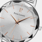 Pierre Lannier Multiples Women Quartz Silver Dial Analog Stainless Steel Watch 009M628-2