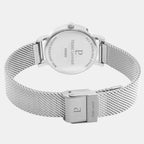 Pierre Lannier Multiples Women Quartz Silver Dial Analog Stainless Steel Watch 009M628-4