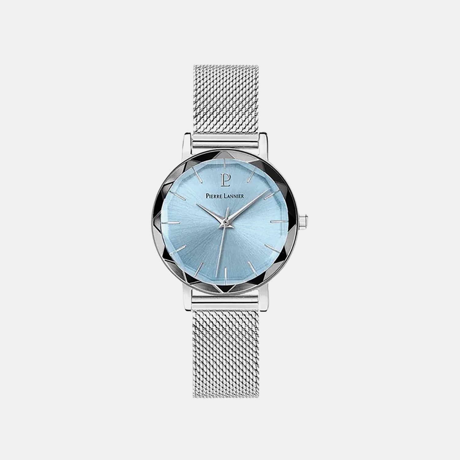 Multiples Women Quartz Blue Dial Analog Stainless Steel Watch 009M661