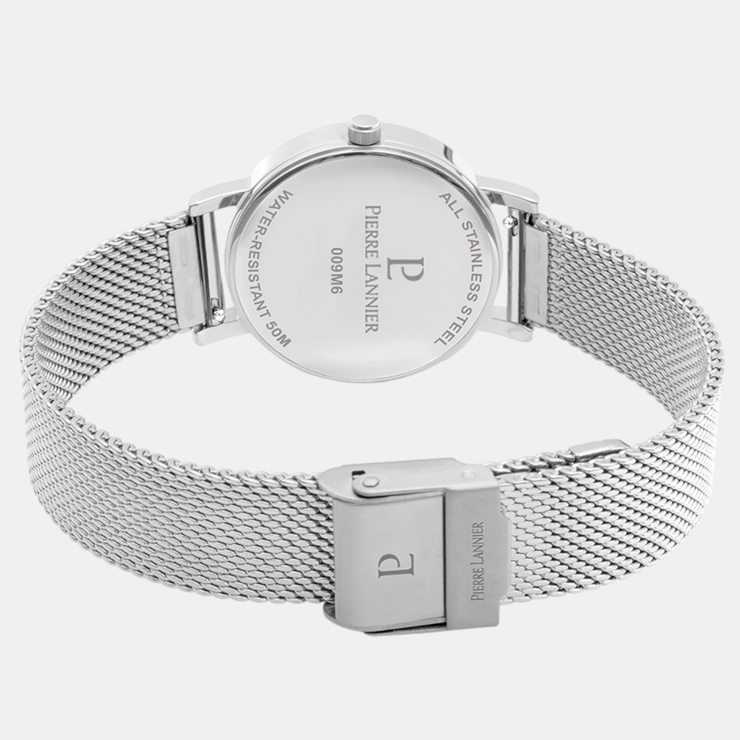 Pierre Lannier Multiples Women Quartz Green Dial Analog Stainless Steel Watch 009M671-4