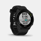 Forerunner Men Quartz Black Dial Digital Silicone Watch 010-02562-14 Forerunner 55-black