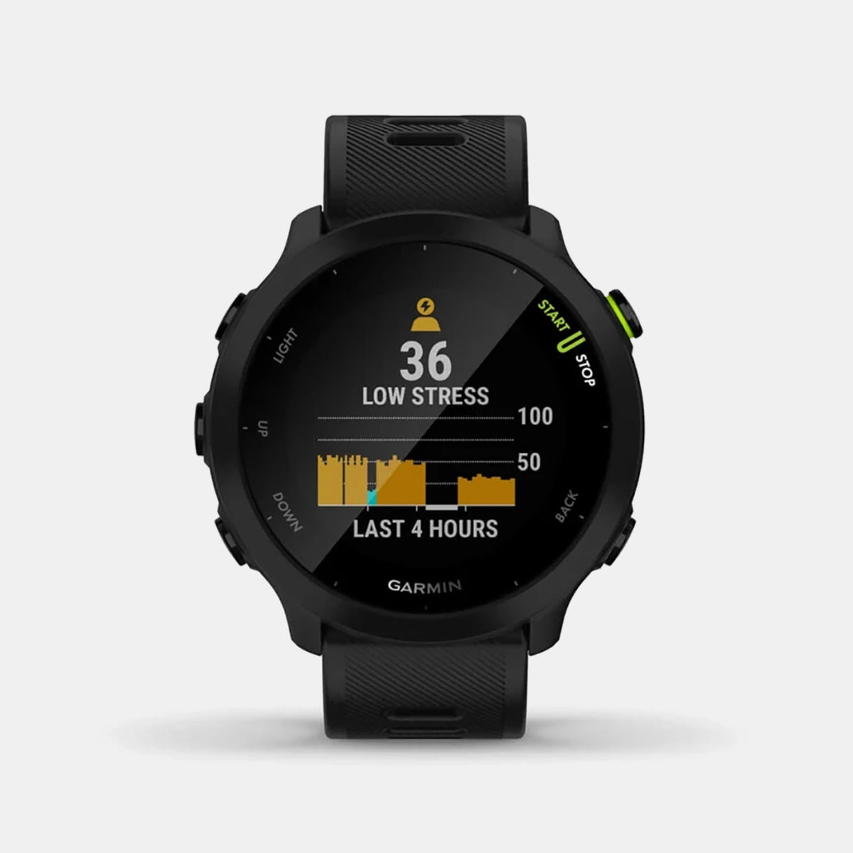 Garmin Forerunner 55 Blanco/42mm Smartwatch Running, Black