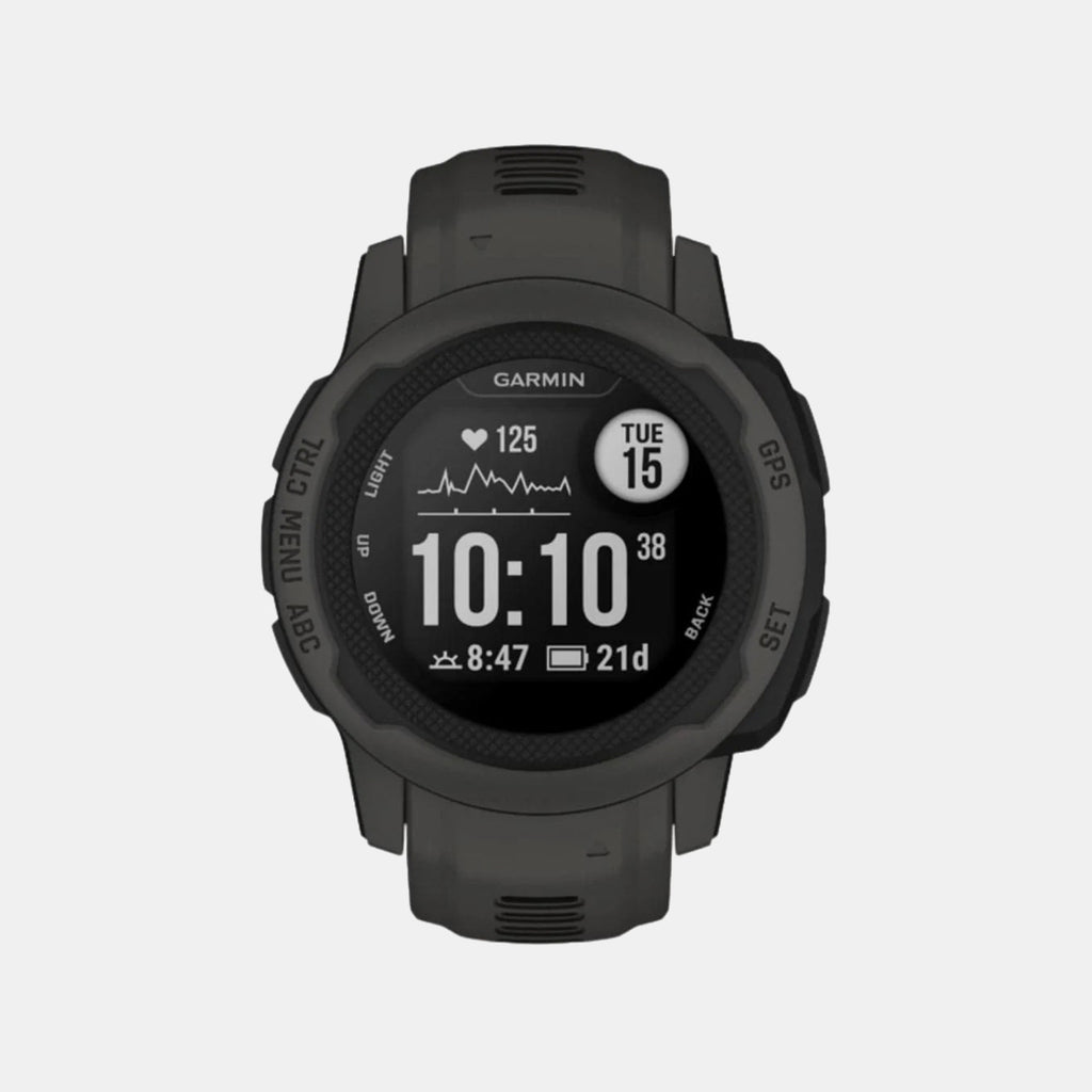 Instinct 2S Unisex Quartz Black Dial Digital Silicone Watch INSTINCT 2S GRAPHITE SEA 010-02563-60