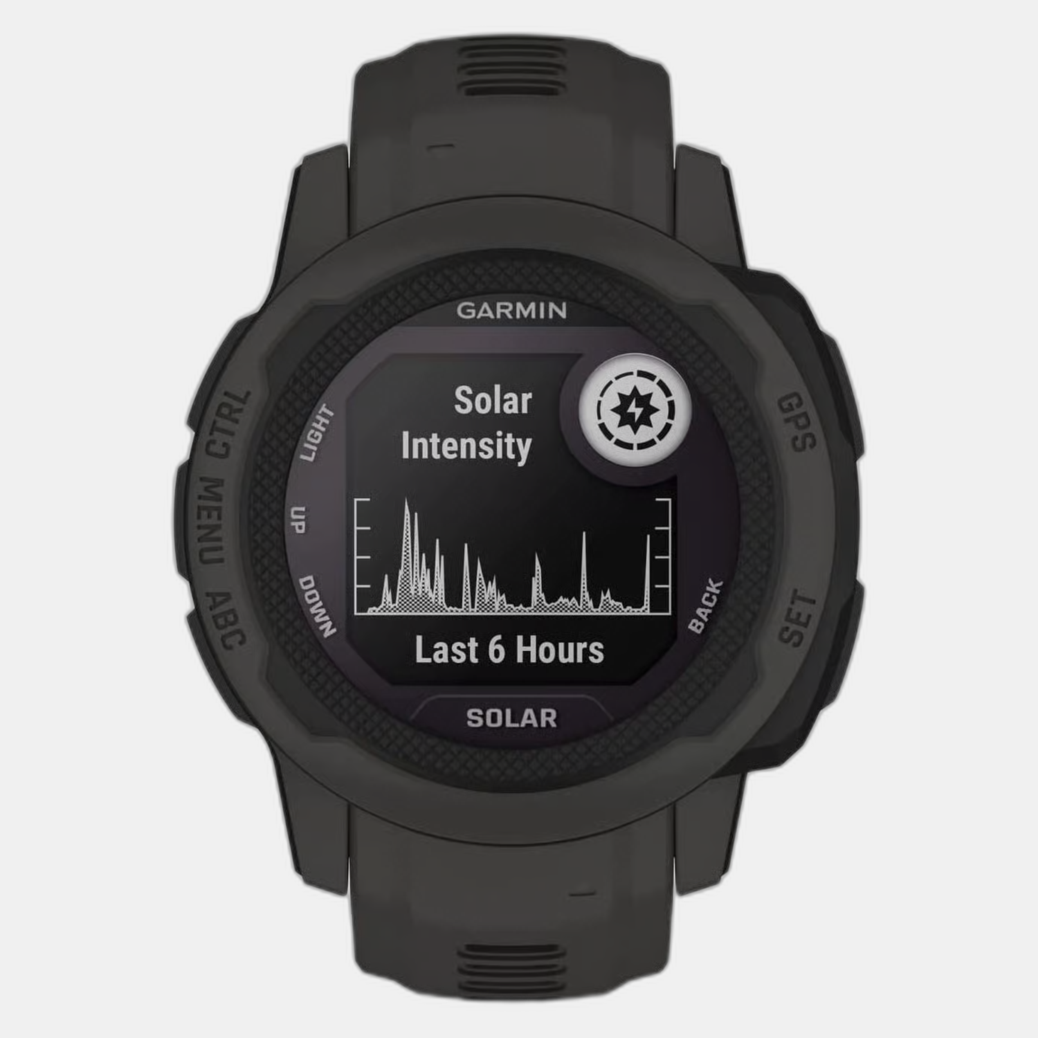 Instinct 2S Unisex Black Dial Digital Silicone Watch 010-02564-60