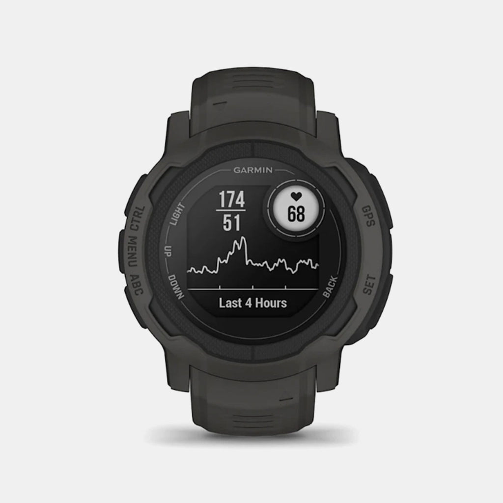 Instinct 2 Unisex Black Dial Digital Silicone Watch 010-02626-00