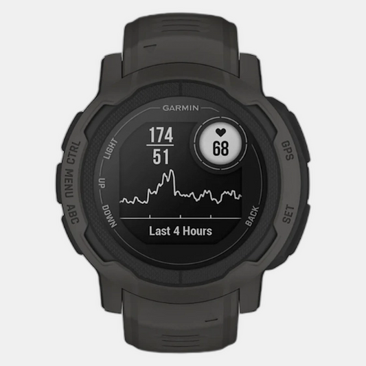 Instinct 2 Unisex Black Dial Digital Silicone Watch 010-02626-00