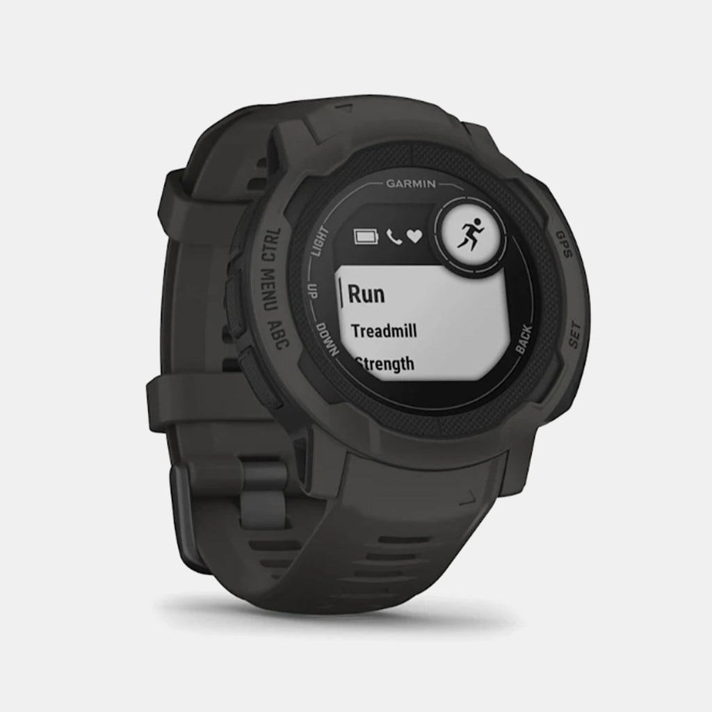 Instinct 2 Unisex Black Dial Digital Silicone Watch 010-02626-00