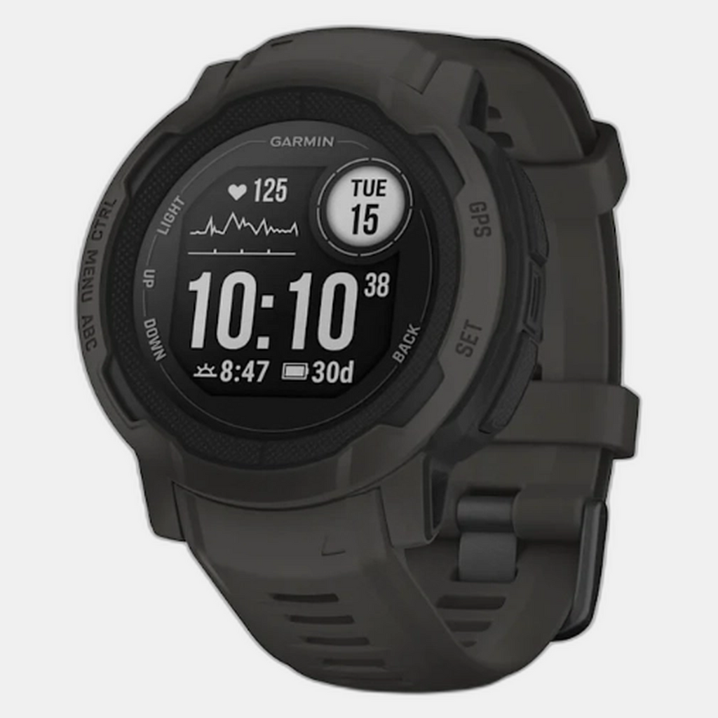 Instinct 2 Unisex Black Dial Digital Silicone Watch 010-02626-00