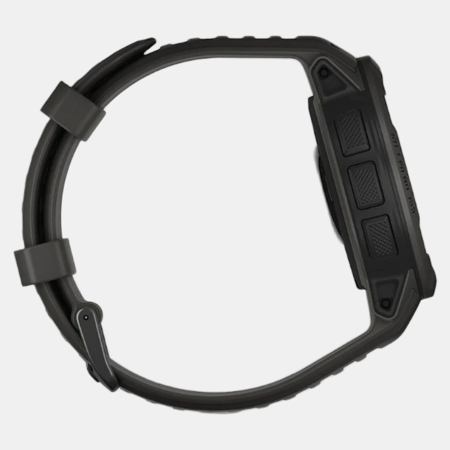 Instinct 2 Unisex Black Dial Digital Silicone Watch 010-02626-00