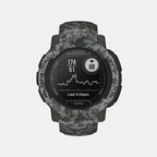 Instinct 2 Unisex Black Dial Digital Silicone Watch 010-02626-63