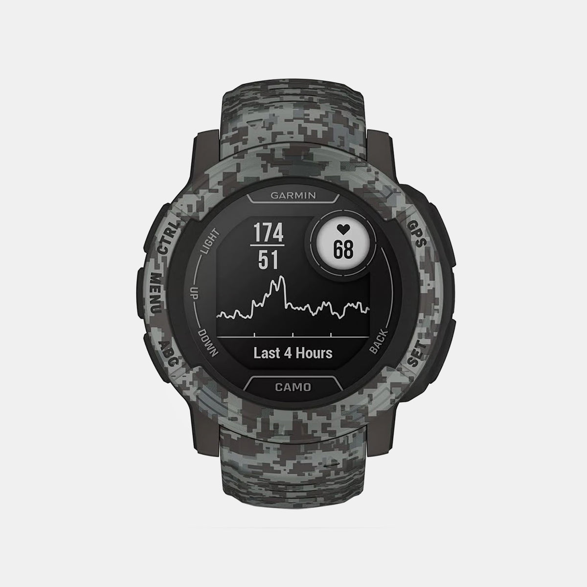 Garmin Instinct 2, Graphite Smartwatch, Built-in Sports Apps and Health Monitoring, Graphite