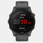 Forerunner 255 Unisex Black Dial Digital Silicone Watch 010-02641-10