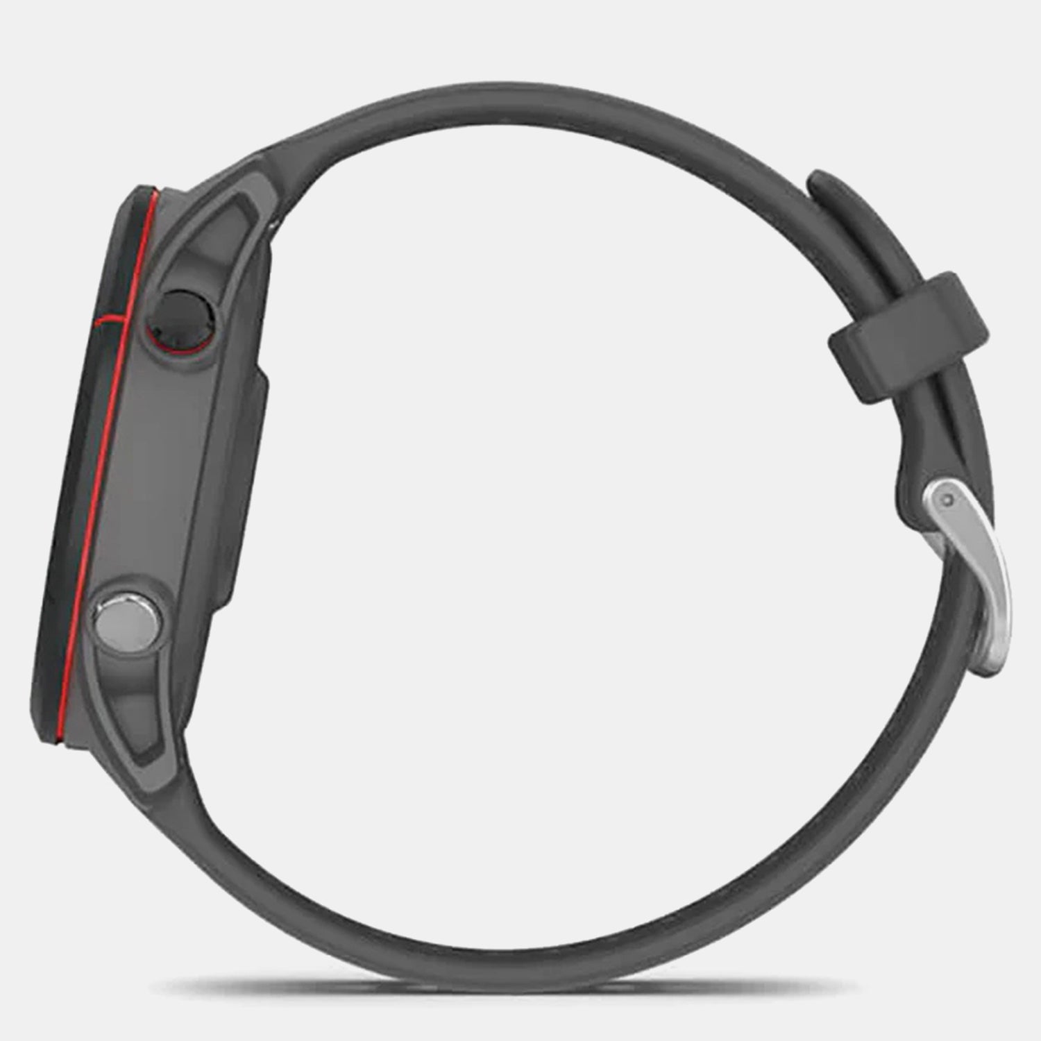 Forerunner 255 Unisex Black Dial Digital Silicone Watch 010-02641-10