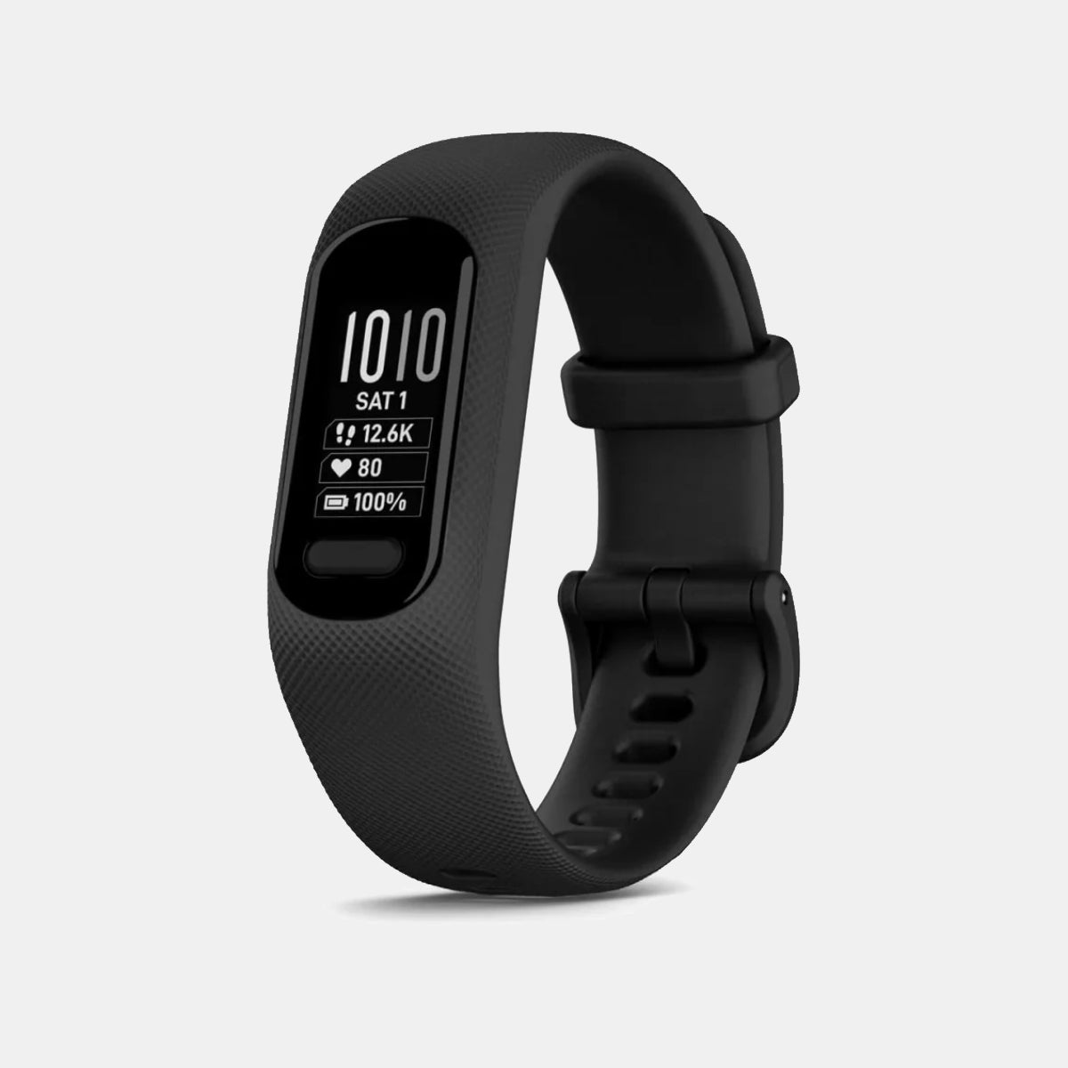 Venu® Sq 2 Unisex Automatic Black Dial Digital Silicone Watch 010-02645-14 Venu Sq 2