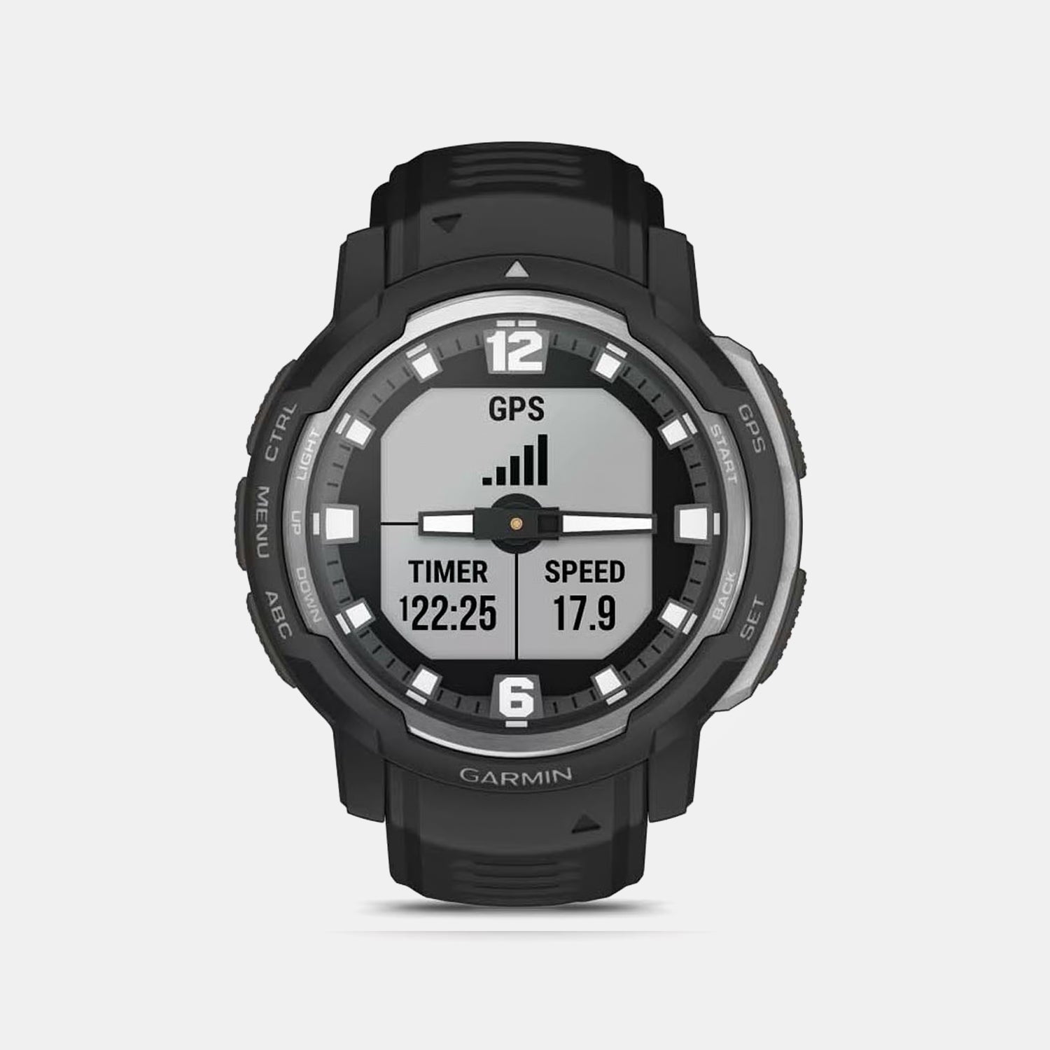 Instinct Crossover Unisex Black Dial Digital Silicone Watch 010-02730-53