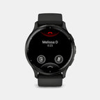 Venu 3 Unisex Black Dial Digital Silicone Watch 010-02784-51