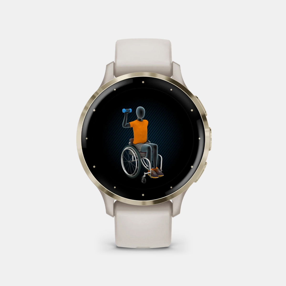 Venu 3 Men Quartz Black Dial Digital Silicone Watch 010-02785-04 Venu 3s