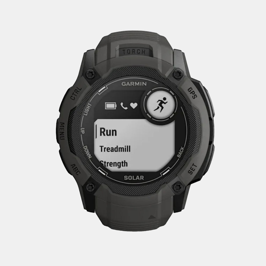 Unisex Black Dial Silicone Watch INSTINCT 2X SOLAR 010-02805-00