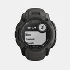 Unisex Black Dial Silicone Watch INSTINCT 2X SOLAR 010-02805-00