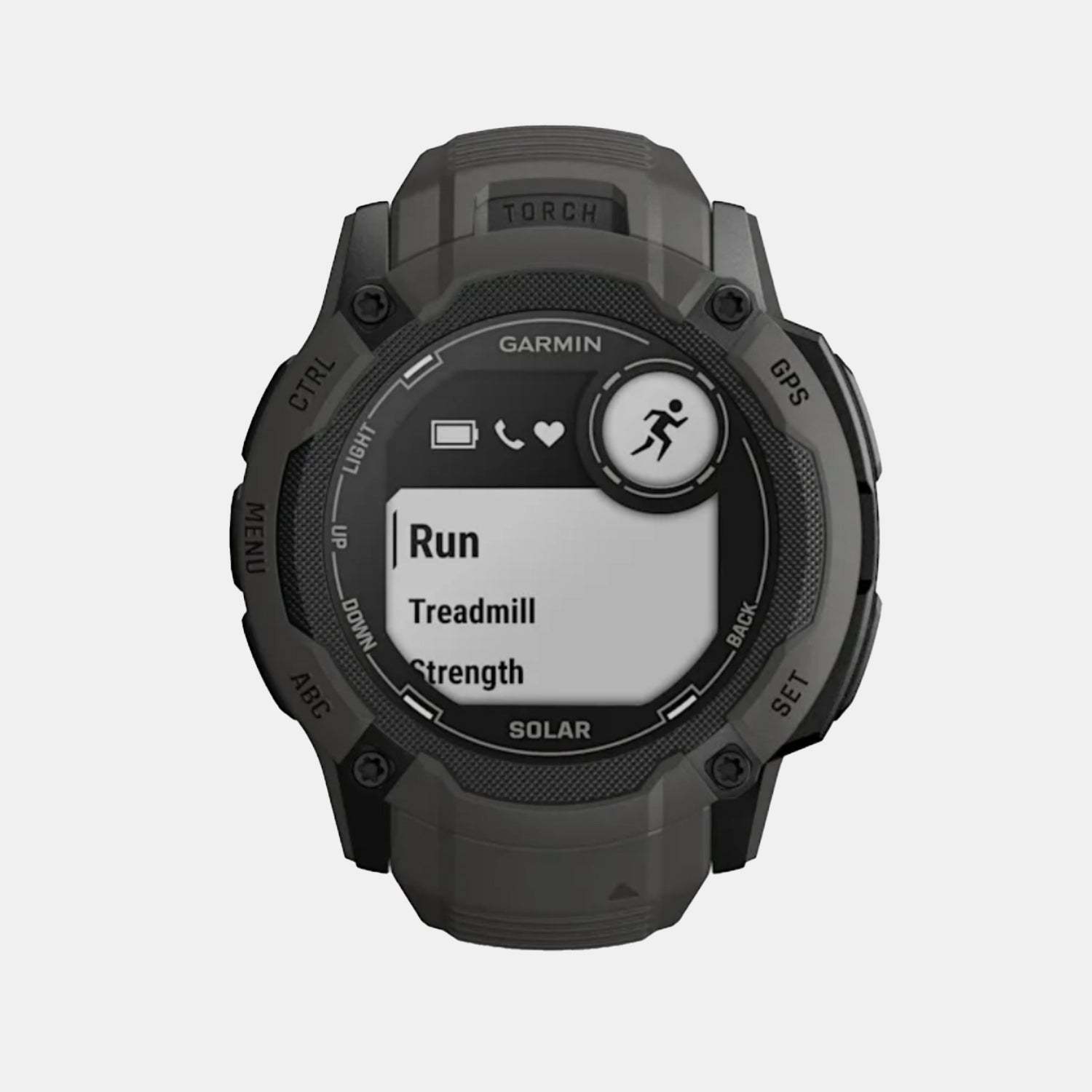 Unisex Black Dial Silicone Watch INSTINCT 2X SOLAR 010-02805-00