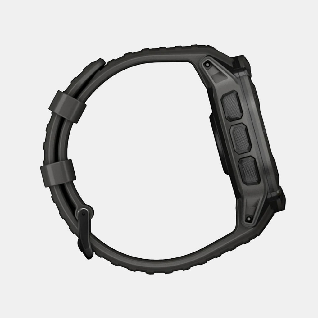 Unisex Black Dial Silicone Watch INSTINCT 2X SOLAR 010-02805-00