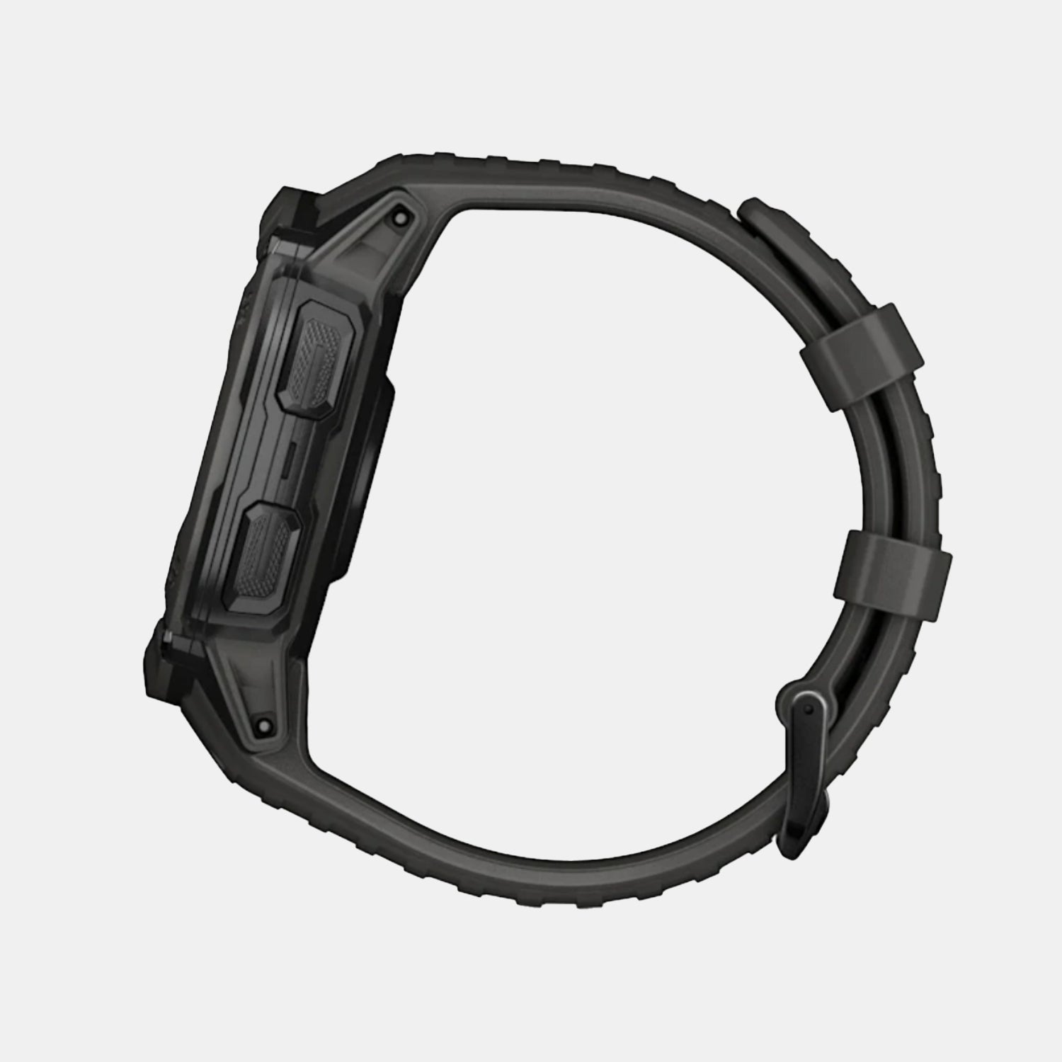 Unisex Black Dial Silicone Watch INSTINCT 2X SOLAR 010-02805-00