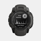 Unisex Black Dial Silicone Watch INSTINCT 2X SOLAR 010-02805-00