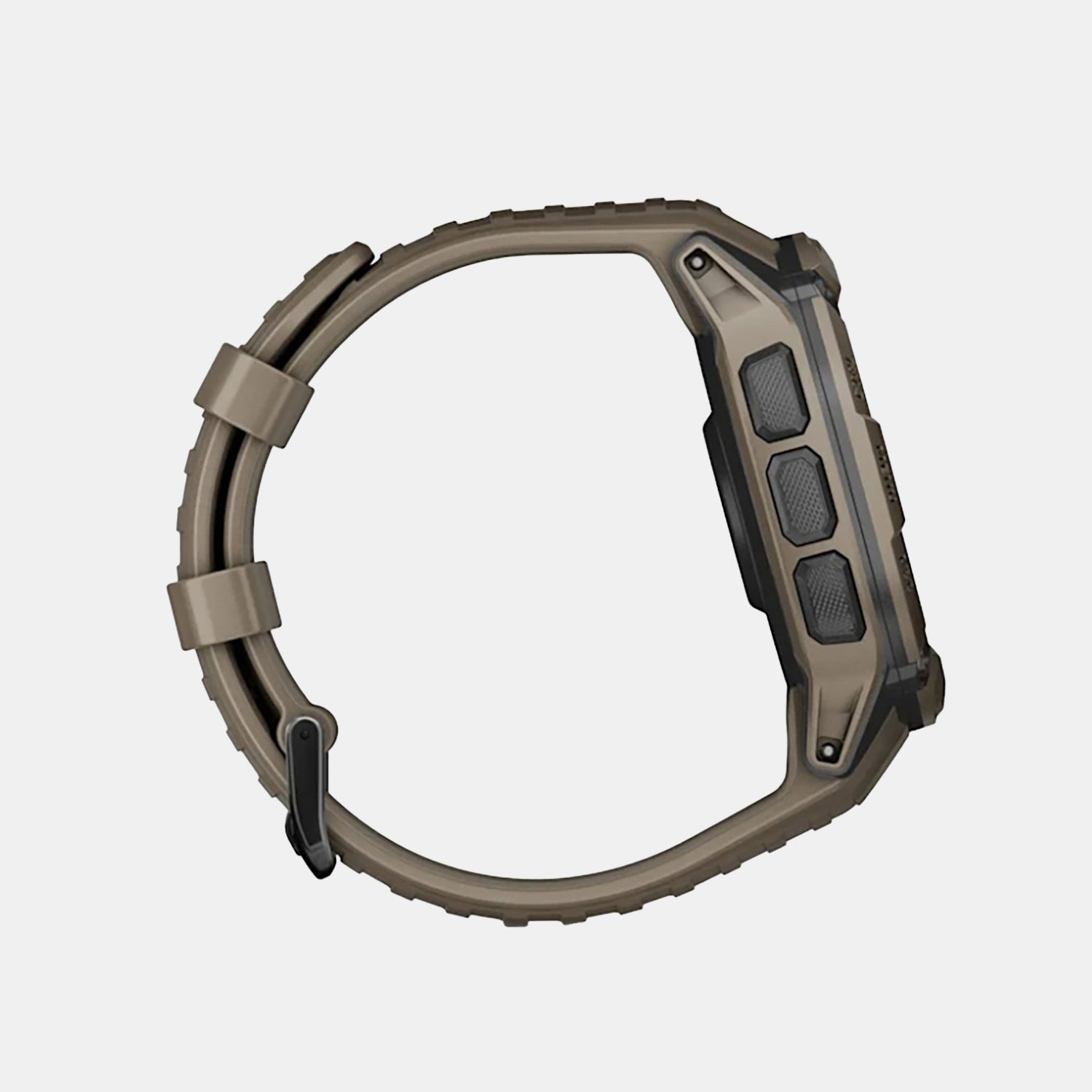 Tactical Men Solar Black Dial Digital Silicone Watch 010-02805-02 Instinct 2x