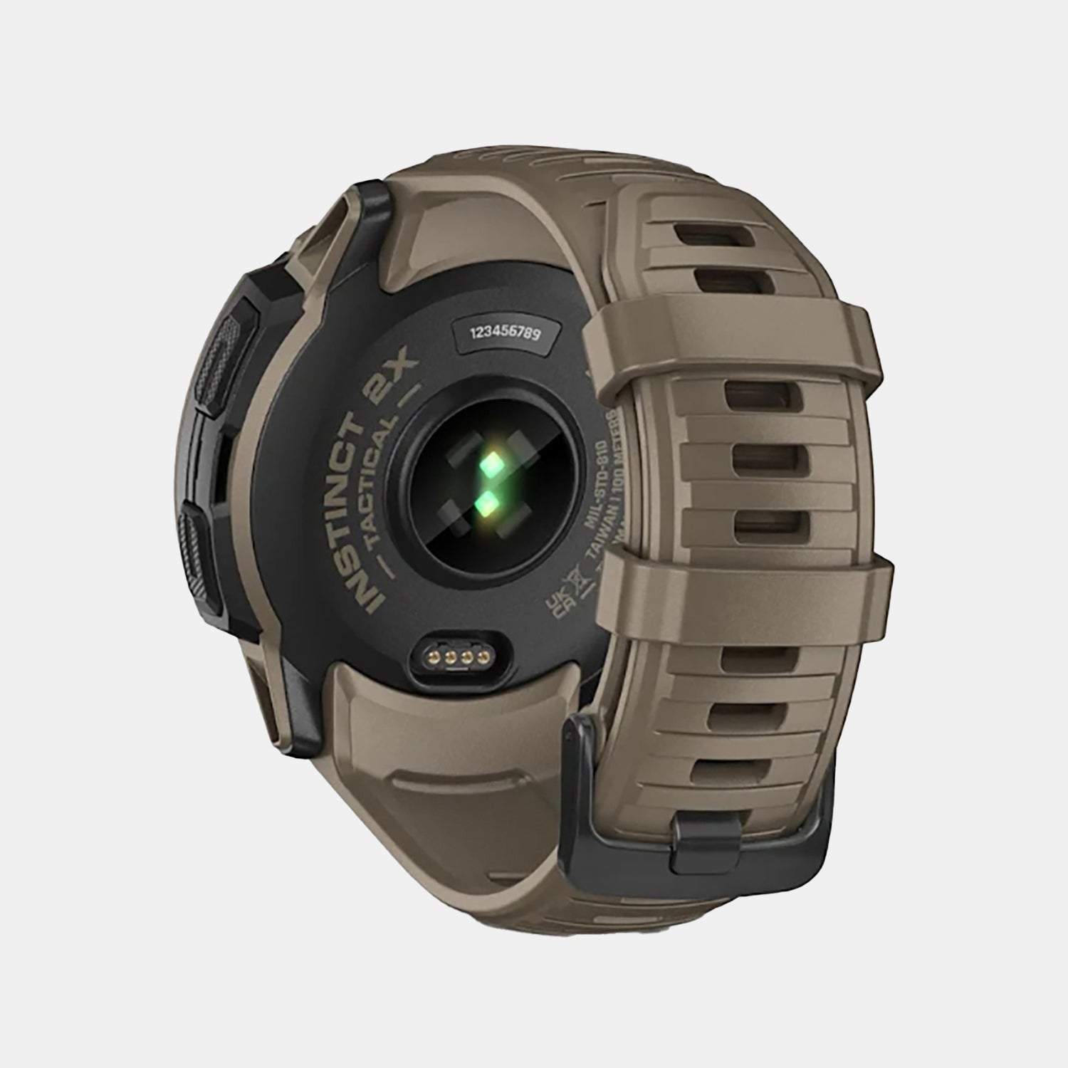Tactical Men Solar Black Dial Digital Silicone Watch 010-02805-02 Instinct 2x