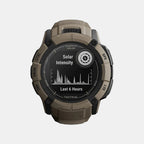 Tactical Men Solar Black Dial Digital Silicone Watch 010-02805-02 Instinct 2x