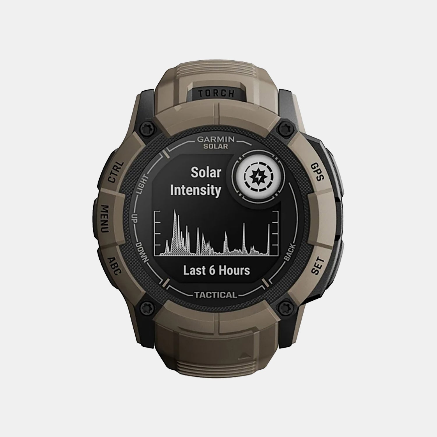 Tactical Men Solar Black Dial Digital Silicone Watch 010-02805-02 Instinct 2x
