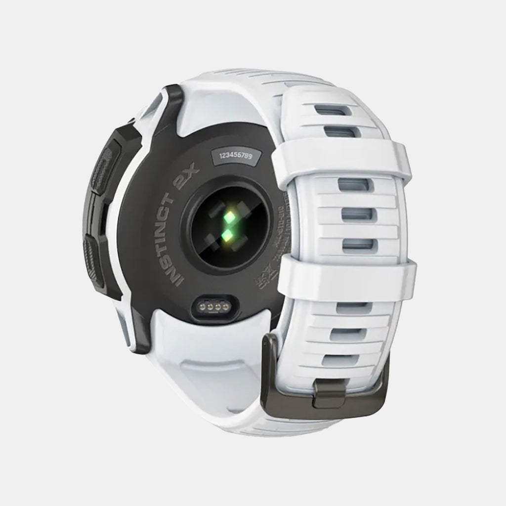 Standard Men Solar White Dial Digital Silicone Watch 010-02805-04 Instinct 2x