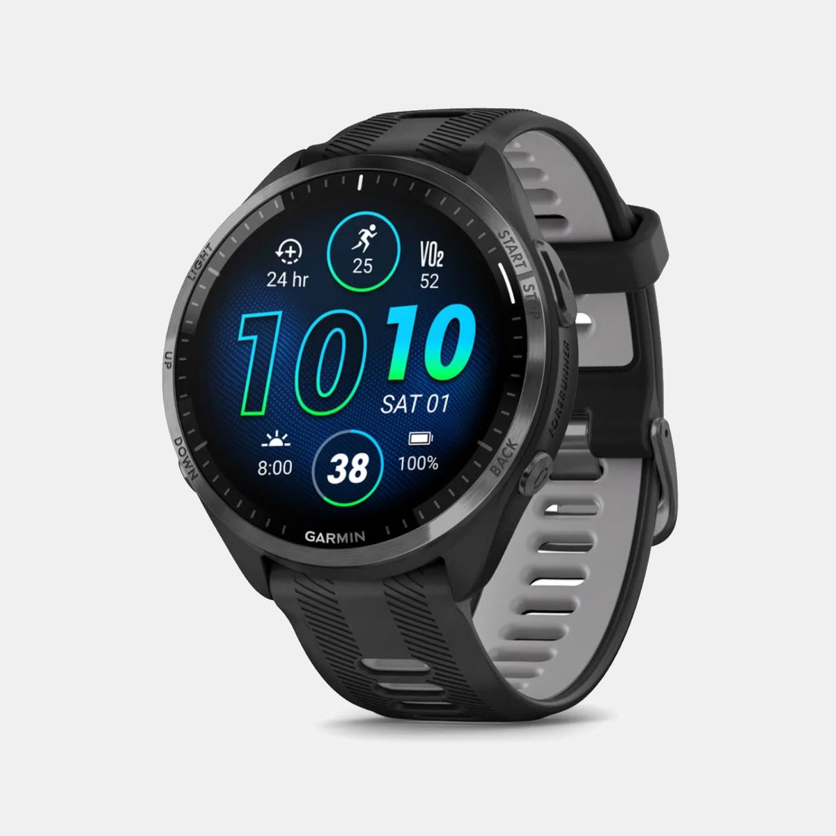 Garmin Forerunner 965 Black GPS Triathlon Smartwatch,Amoled Touchscreen, Battery Upto 23 Days