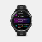 Forerunner 965 Men Automatic Carbon Grey Digital Silicone Watch  010-02809-10